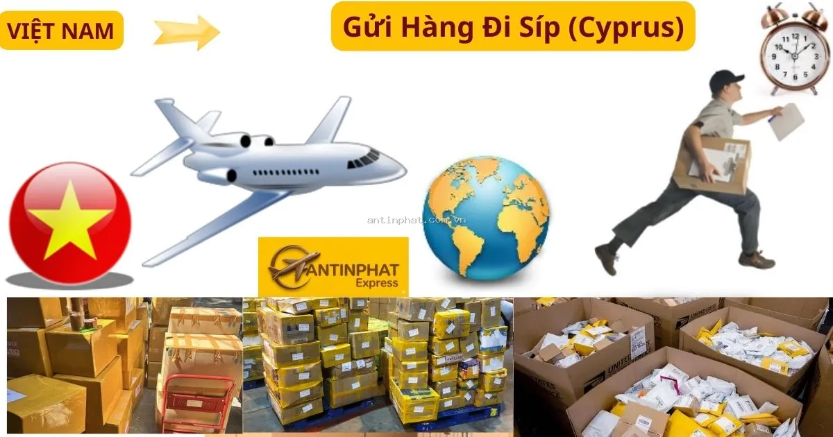Gửi Hàng Đi Cộng Hòa Síp (Cyprus) Bao Thuế Nhập Khẩu 100%